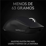 Mouse Gamer Logitech G Pro X Superlight - Negro - Blanco