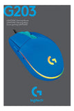 Mouse Gamer Logitech G Series Lightsync G203 Azul