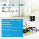 Combo Botella De Tinta Hp Gt53 Negra + Gt52 Colores Original