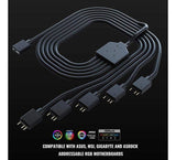 Cooler Master Argb Trident 1 To 5 Splitter Cable Mfx-awhn-1n