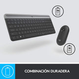 Teclado Y Mouse Inalámbrico Logitech Mk470 Slim Graphite