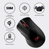 Mouse Gamer Hyperx Pulsefire Dart Inalámbrico Recargable