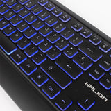 Teclado Gamer Halion Tomcat Retroiluminado Led Envios