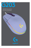 Mouse Gamer Logitech G Series Lightsync G203 Lila