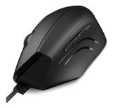 Mouse Vertical Klipxtreme Alambrico Ergonómico Kmo-505 Negro