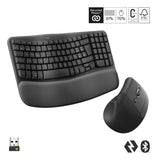 Logitech Wave Keys Y Lift Vertical Ergonómico Bluetooth Sp