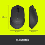 Mouse Logitech M280 Inalámbrico Colores Usb