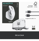 Mouse Inalámbrico Logitech Mx Master 3s Sensor Óptico 8k