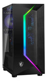 Gabinete Gamer Msi Mag Vampiric 100r 2 Fan Cristal Templado