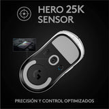 Mouse Gamer Logitech G Pro X Superlight Hero 25k Inalámbrico