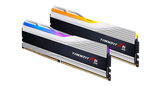 MEMORIA 32GB (16GBx2) DDR5 G.SKILL TRIDENT Z5 RGB SILVER INTEL XMP BUS 6000MHz (PN:F5-6000J3040F16GX2-TZ5RK)