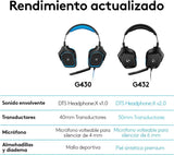 Auriculares Headset Gamer 7.1 Logitech G432 Pc Ps4 Xbox