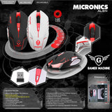 Mouse Gamer Micronics Alien M834wl Inálambrico Recargable