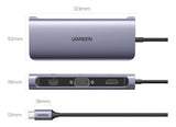 Docking Station Usb-c Ugreen Cm179 4k Hub 9-in-1