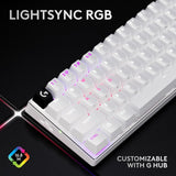 Teclado Logitech G Pro X 60 White Lightspeed Rgb Táctil