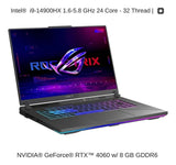 Asus Rog Strix G16 I9-14900hx 16gb 1tb Rtx 4060 8gb.