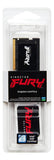 Memoria Ram Kingston Fury Ddr5 16gb Sodimm Negra 5600 Mhz