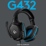 Auricular Gaming Logitech G432 7.1 Pc/mac/xbox/ps4