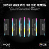 Mem. Ram Corsair Vengeance Rgb Intel 32gb 16x2 Ddr5 5200 Mhz