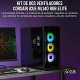 Cooler De Case Corsair Icue Ml140 Rgb Elite Premium 140mm