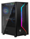 Gabinete Gamer Msi Mag Vampiric 100r 2 Fan Cristal Templado