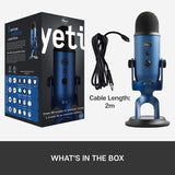 Micrófono Yeti Nano Usb Premium De Doble Patrón Blue Vo!ce