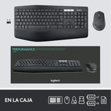 Kit De Teclado Y Mouse Inalámbrico Logitech Mk850 Español