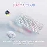 Teclado G715 + Mouse G705 Logitech Gamer Aurora Collection