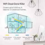 Tp Link Deco Mesh M4 Wifi Dual Band 1167 Mbps 3-pack