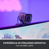 Cámara Webcam Logitech Streamcam Plus Fhd 1080p A 60 Fps