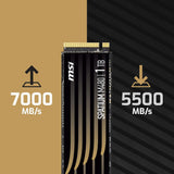 Ssd Msi Spatium M480, 1tb M.2 Pcie 4.0 Nvme