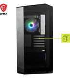 Case Msi Mag Pano M100r Pz Argb Black V/templado Usb 3.2