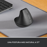 Logitech Teclado K380 Y Mouse Ergonómico Lift Vertical Negro