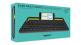 Teclado Bluetooth Logitech K480 Qwerty Español Color Negro