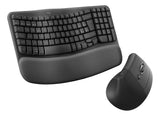 Logitech Wave Keys Y Lift Vertical Ergonómico Bluetooth Sp