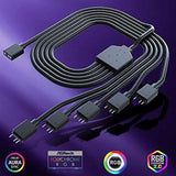 Cooler Master Argb Trident 1 To 5 Splitter Cable Mfx-awhn-1n