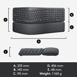 Teclado Ergonómico Inalámbrico Logitech Ergo K860 Windws/mac