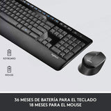 Kit Logitech Mk345 Teclado Y Mouse Inalámbrico Receptor Usb