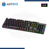 Teclado Mecánico Gamer Antryx Mk850 Chrome Storm Rgb Black