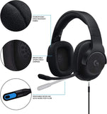 Auriculares Logitech G433 Wired 7.1 Surround Gaming Black