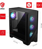 Case Msi Mag Forge 320r Airflow - Gamer, Atx/micro-atx/mini-