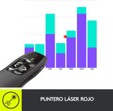 Puntero Presentador Laser Logitech R400 Wireless Usb