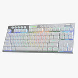 Teclado Redragon Horus Tkl K622w Rgb Sp Whitte Cableado Usb