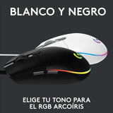 Combo Teclado Mecanico Kumara + Mouse Logitech G203 Rgb