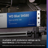 Wd Blue Sn580 2tb M.2 2280 Pcie 4.0 Ssd