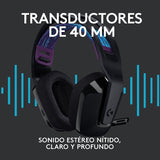 Audífono Gamer Logitech G535 Inalámbrico- Receptor Usb Black