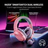 Audífono Gamer Inalámbrico Razer 7.1 Quartz Multi-plataform