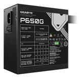 Fuente Gigabyte P650g 650w 80 Plus Gold