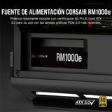 Fuente 1000w Corsair Rme Rm1000e 80 Plus Gold Full Modular