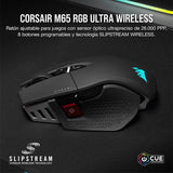 Mouse Gaming Corsair M65 Rgb Ultra Wireless 26k Black